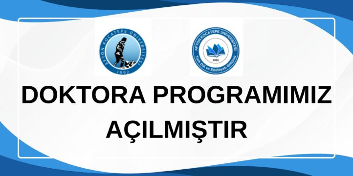 Doktora Programımız Açılmıştır
