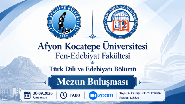 Türk Dili ve Edebiyatı Bölümü Mezun Buluşması